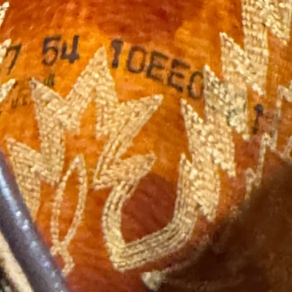 Vintage Lucchese N1547.54 Crayton Mad Dog Snip Toe Men’s 10 EE Cowboy Boots - Picture 13 of 16